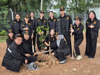 กิจกรรม CSR สร้างพื้นที่สีเขียวสำนักตรวจเงินแผ่นดินจังหวัดตราด